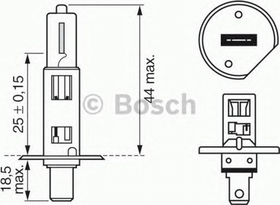 BOSCH 1987302013 - Lampadina, Faro di profondità autozon.pro