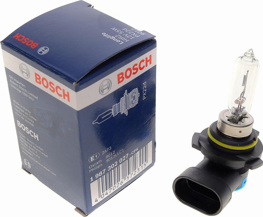 BOSCH 1 987 302 027 - Lampadina, Faro di profondità autozon.pro