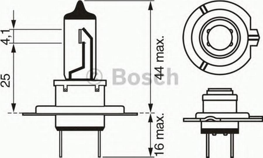 BOSCH 1987302073 - Lampadina, Faro di profondità autozon.pro