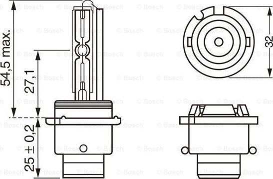 BOSCH 1 987 302 852 - Lampadina, Faro principale autozon.pro