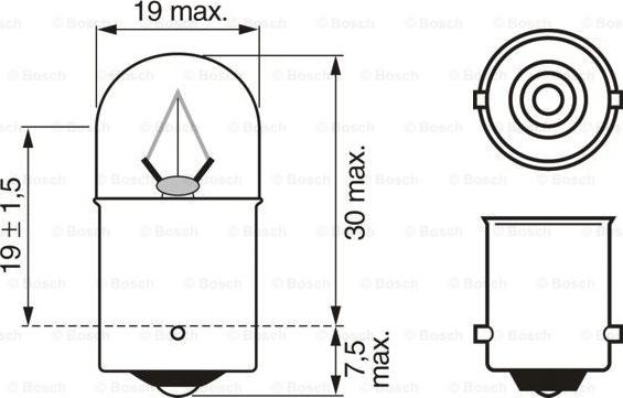 BOSCH 1 987 302 869 - Lampadina, luce di posizione posteriore autozon.pro