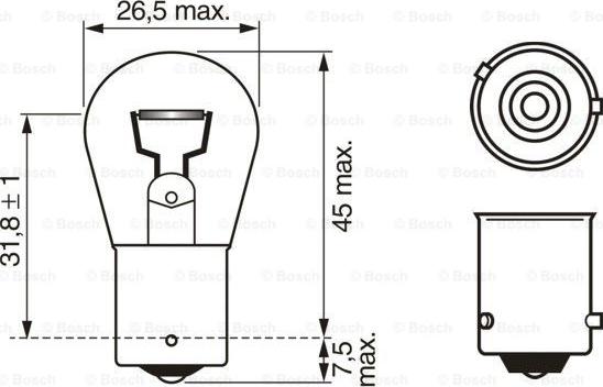 BOSCH 1 987 302 812 - Lampadina, Indicatore direzione autozon.pro