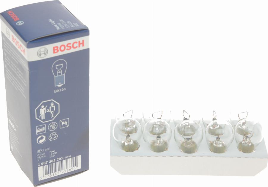 BOSCH 1 987 302 201 - Lampadina, Indicatore direzione autozon.pro