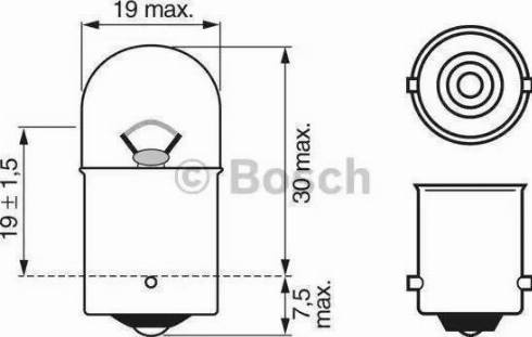 BOSCH 1 987 302 283 - Lampadina, luce di posizione posteriore autozon.pro