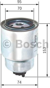 BOSCH 1 457 434 451 - Filtro carburante autozon.pro