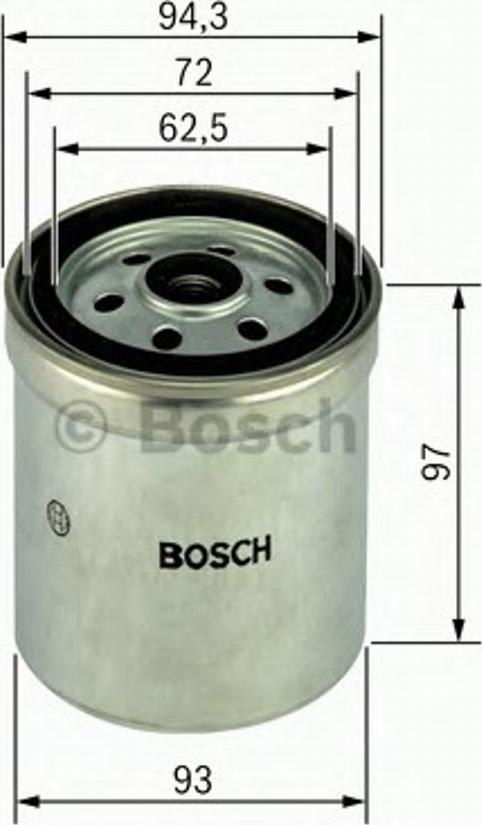 BOSCH 1457434452 - Filtro carburante autozon.pro