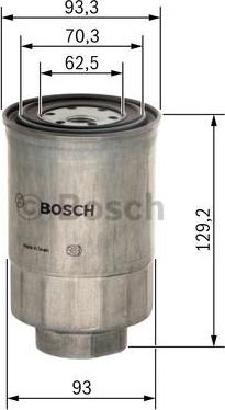 BOSCH 1 457 434 438 - Filtro carburante autozon.pro