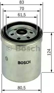 BOSCH 1 457 434 050 - Filtro carburante autozon.pro