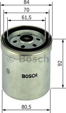 BOSCH 1 457 434 051 - Filtro carburante autozon.pro