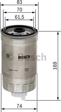 BOSCH 1 457 434 198 - Filtro carburante autozon.pro