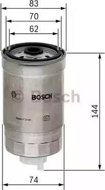 BOSCH 1 457 434 192 - Filtro carburante autozon.pro