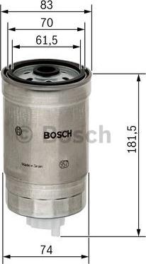 BOSCH 1 457 434 150 - Filtro carburante autozon.pro