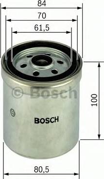 BOSCH 1 457 434 157 - Filtro carburante autozon.pro