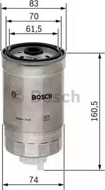 BOSCH 1 457 434 174 - Filtro carburante autozon.pro