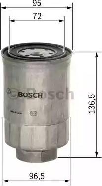 BOSCH 1 457 434 302 - Filtro carburante autozon.pro