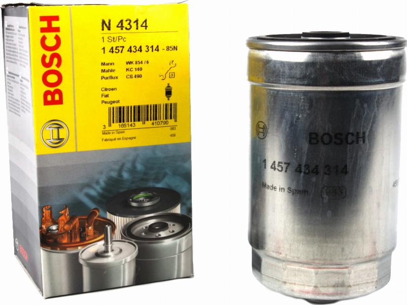 BOSCH 1 457 434 314 - Filtro carburante autozon.pro