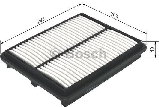 BOSCH 1 457 433 962 - Filtro aria autozon.pro