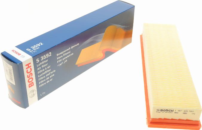 BOSCH 1 457 433 592 - Filtro aria autozon.pro