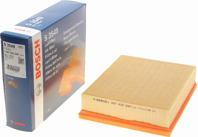 BOSCH 1 457 433 549 - Filtro aria autozon.pro