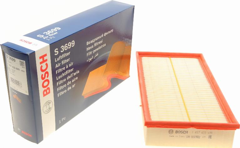 BOSCH 1 457 433 699 - Filtro aria autozon.pro