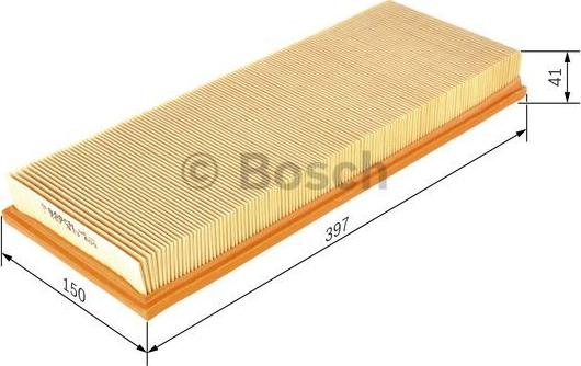 BOSCH 1 457 433 609 - Filtro aria autozon.pro