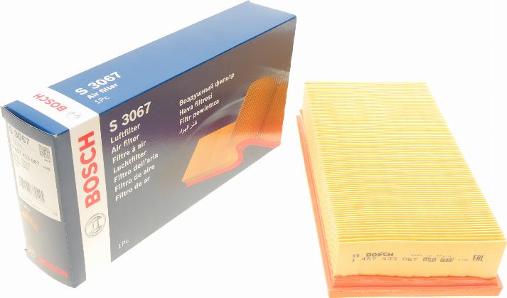 BOSCH 1 457 433 067 - Filtro aria autozon.pro