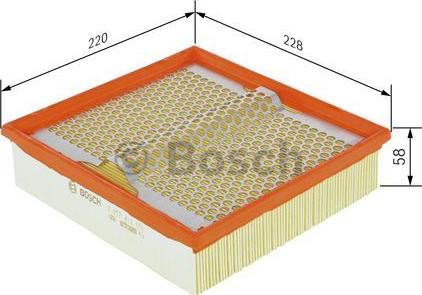 BOSCH 1 457 433 002 - Filtro aria autozon.pro