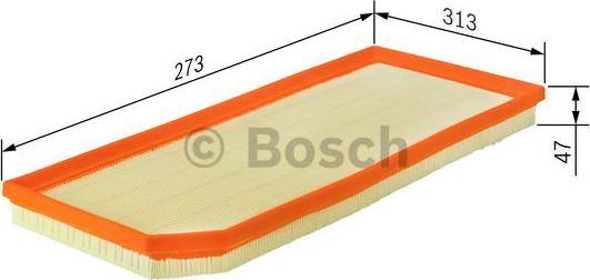 BOSCH 1 457 433 164 - Filtro aria autozon.pro