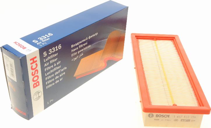 BOSCH 1 457 433 316 - Filtro aria autozon.pro