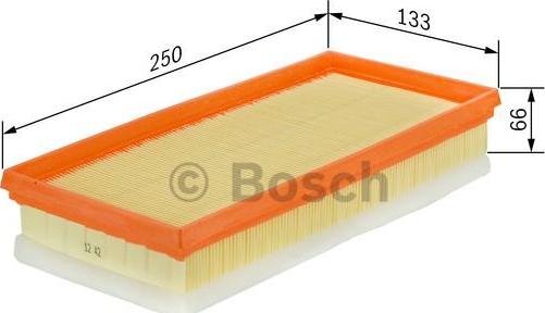 BOSCH 1 457 433 327 - Filtro aria autozon.pro