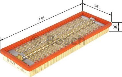 BOSCH 1 457 433 257 - Filtro aria autozon.pro