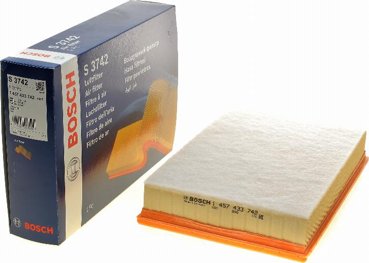 BOSCH 1 457 433 742 - Filtro aria autozon.pro