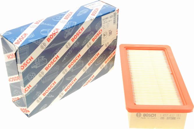 BOSCH 1 457 432 183 - Filtro aria autozon.pro