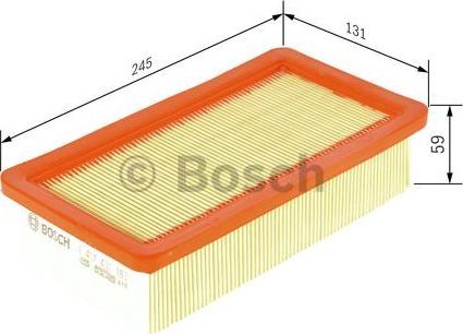 BOSCH 1 457 432 183 - Filtro aria autozon.pro