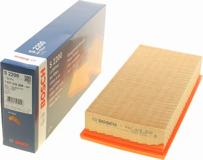 BOSCH 1 457 432 200 - Filtro aria autozon.pro