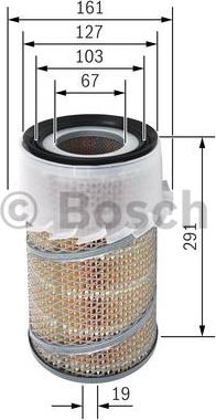 BOSCH 1 457 429 933 - Filtro aria autozon.pro