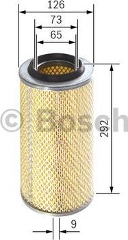 BOSCH 1 457 429 932 - Filtro aria autozon.pro