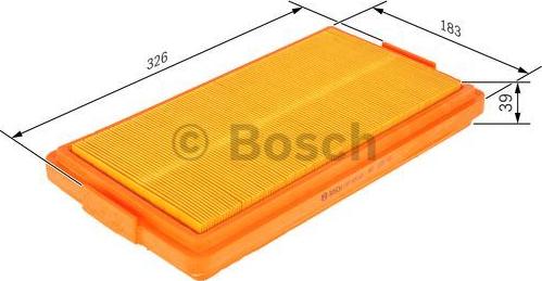 BOSCH 1 457 429 928 - Filtro aria autozon.pro