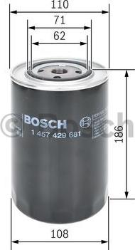 BOSCH 1 457 429 681 - Filtro carburante autozon.pro