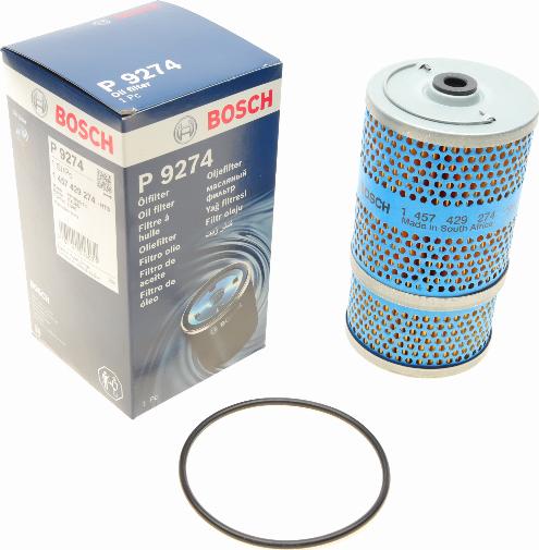 BOSCH 1 457 429 274 - Filtro olio autozon.pro