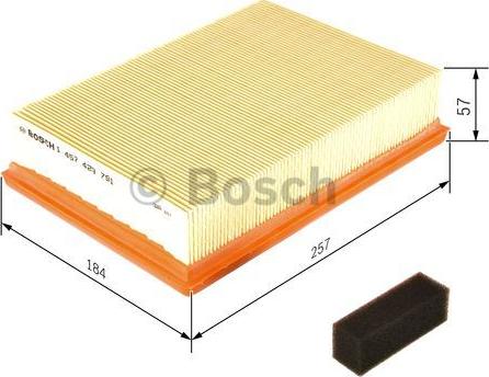 BOSCH 1 457 429 791 - Filtro aria autozon.pro