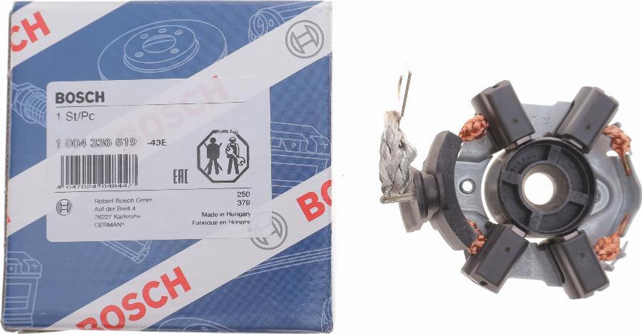 BOSCH 1 004 336 619 - Supporto, Spazzole in carbone autozon.pro