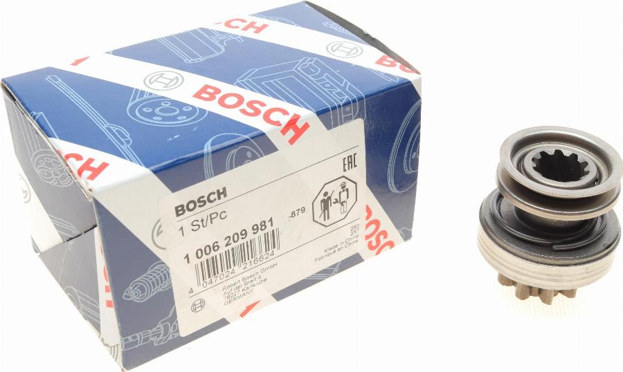 BOSCH 1 006 209 981 - Pignone, Motorino d'avviamento autozon.pro