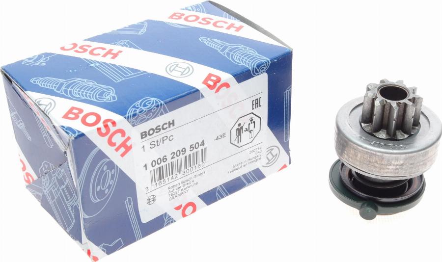 BOSCH 1 006 209 504 - Pignone, Motorino d'avviamento autozon.pro