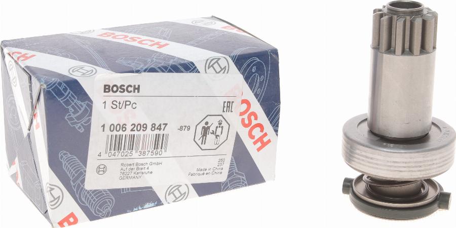 BOSCH 1 006 209 847 - Pignone, Motorino d'avviamento autozon.pro