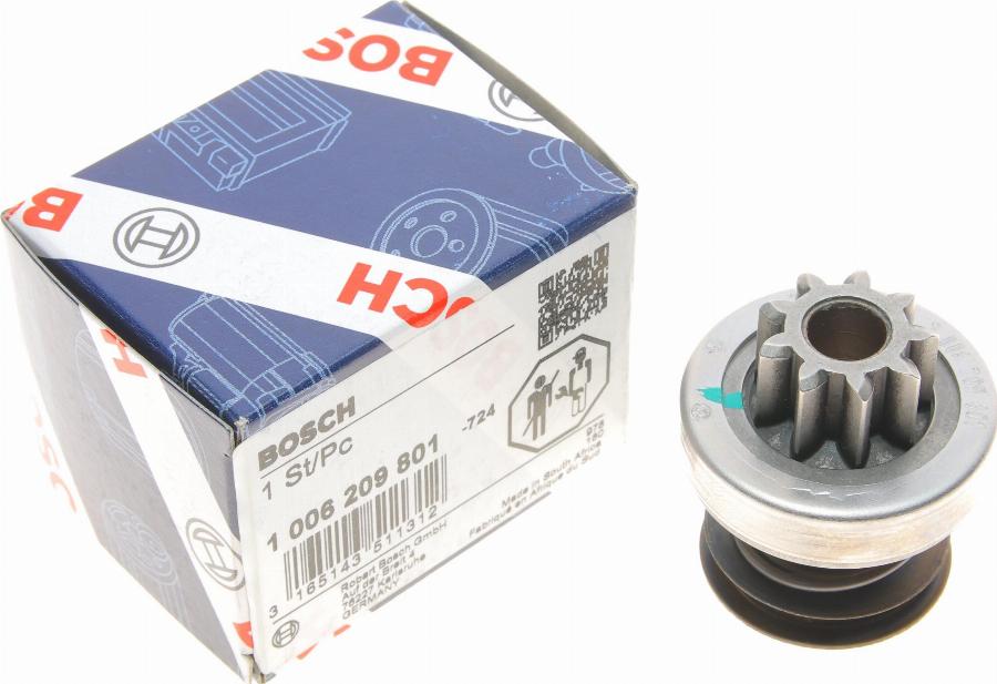 BOSCH 1 006 209 801 - Pignone, Motorino d'avviamento autozon.pro