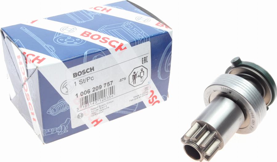 BOSCH 1 006 209 757 - Pignone, Motorino d'avviamento autozon.pro