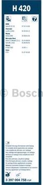 BOSCH 3 397 004 758 - Spazzola tergi autozon.pro