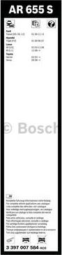 BOSCH 3 397 007 584 - Spazzola tergi autozon.pro