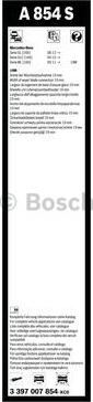 BOSCH 3 397 007 854 - Spazzola tergi autozon.pro